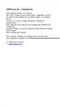 Mobile Screenshot of gaestebuch.gbserver.de